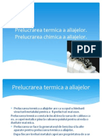 Prelucrarea Termica a Aliajelor