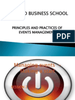 Principles and Practices of Events Management