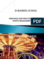 Principles and Practices of Events Management