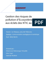 Exposé Sur Gestion Des Risques de Pollution