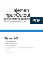 Manajemen I/O (Umum, Linux, Ubuntu)