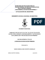 Dani Sexualidad Documento Recepcional