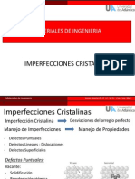 5. Imperfecciones Cristalinas