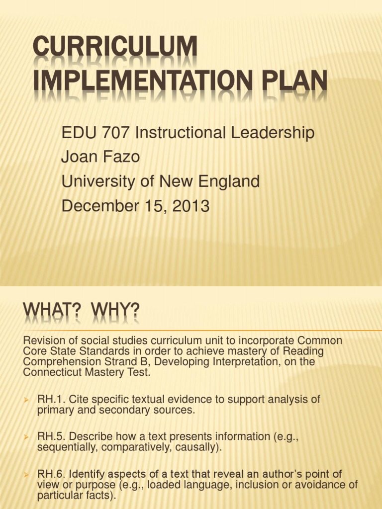 Social Studies Curriculum Revamp Plan | PDF | Curriculum | Educational ...