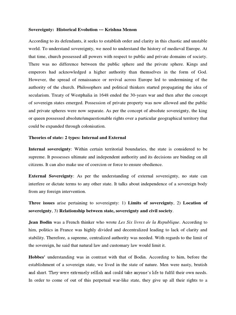 State and sovereignty picture