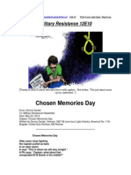 Military Resistance 12E10 Chosen Memories Day