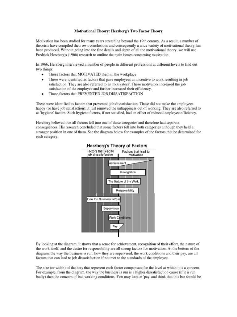 Motivational Theories Pdf Motivation Motivational