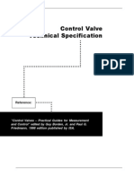 Control ValveTechnical Specification