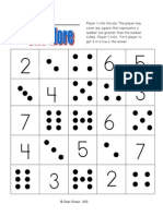 Dice Game - Connect 4