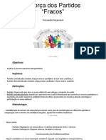 A Força Dos Partidos Fracos