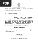 Apelação Dano Moral (Morais) Peculio Post Mortem 05.10.10