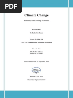 Climate Change Impacts on Sustainable Development
