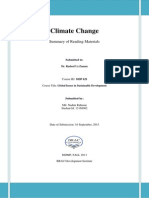 Climate Change Impacts on Sustainable Development