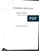Reunión Anual Bilderberg 1974