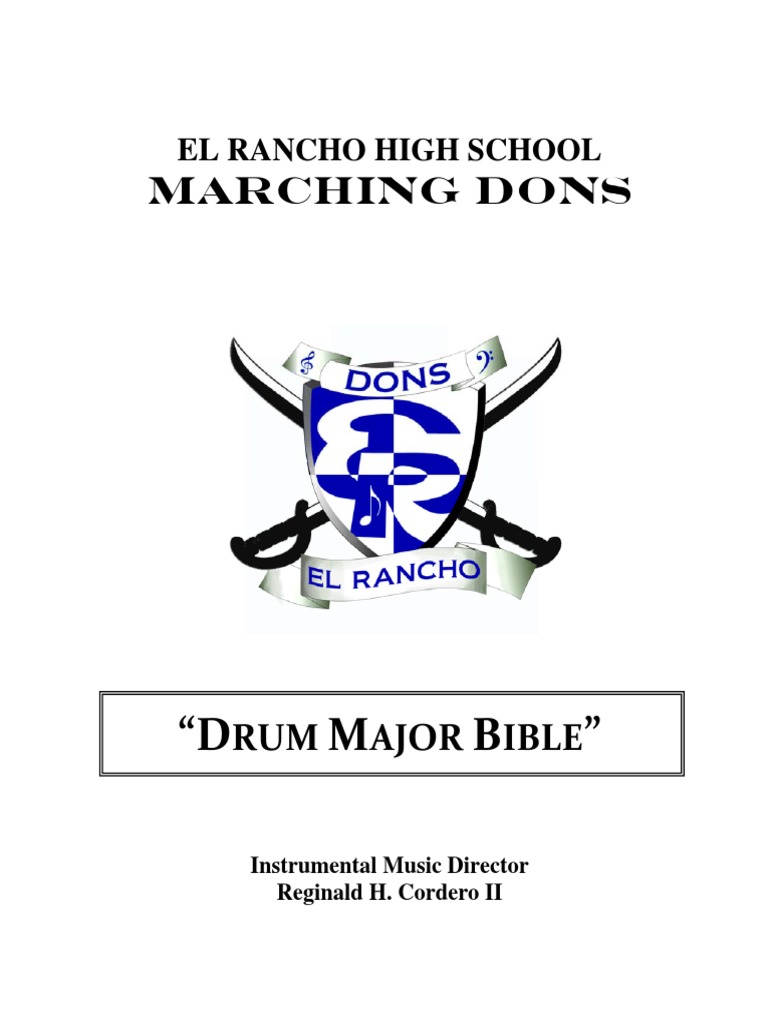 Drum Major Handbook PDF Servant Leadership Leadership