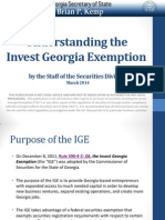 Understanding Invest Georgia Exemption