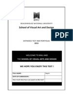 SVAD Admissions Test Booklet