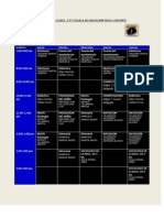 Horario para Trabajo Informatica 1