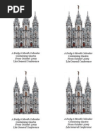 Download Jan-June  Calendar with Quotes from LDS General Conference October 2009 by katie stone SN22740271 doc pdf