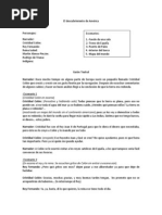 Guion Teatral Descubrimiento de America