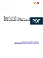 Course Description Open MSS ATCA and Open MGW ATCA Operations and Integration - MSS SR4.2 (CN6005-42A) 