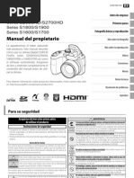 S2500HD Spanish Manual