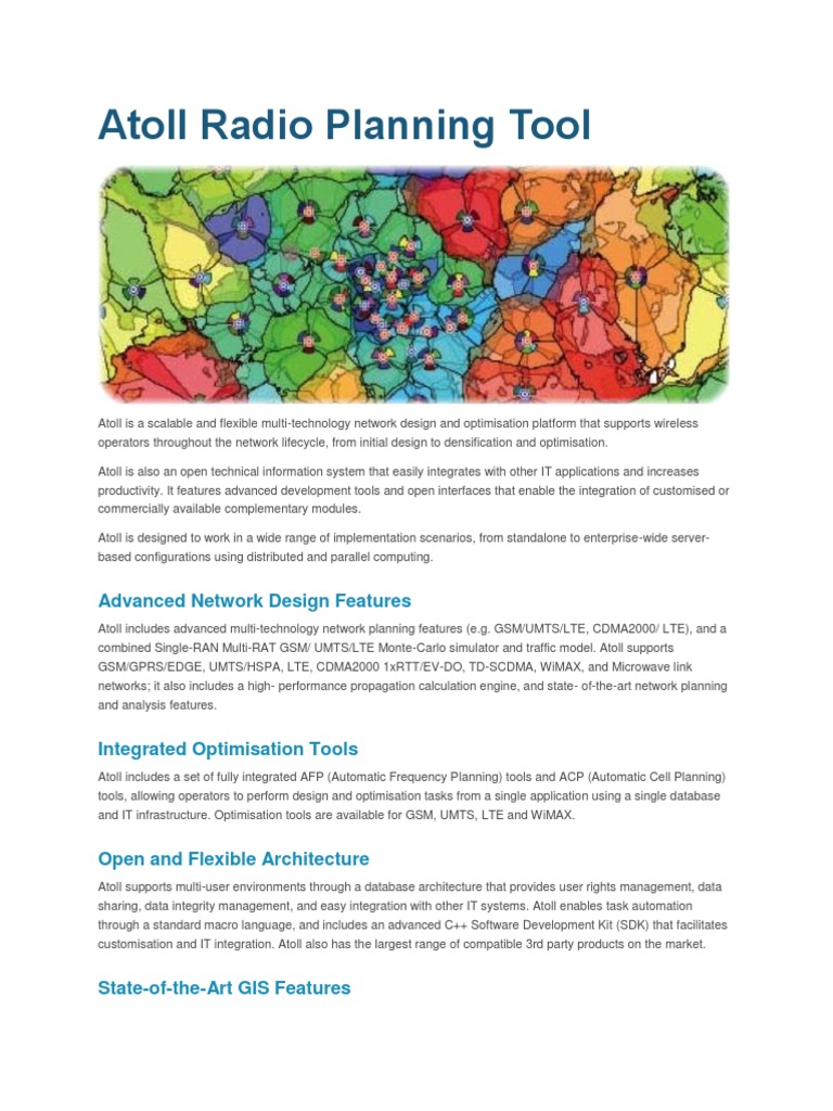 Atoll Radio Planning Tool Lte Wi Max