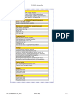 Price Breakup Format-Investment Castings