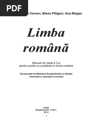 Manualul Copii Limba Romana Clasa Ii