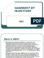 Management by Objectives (Mbo)