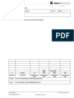 Load List for B127 Cluster Well Platform