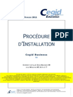 Procédure D'installation - Cegid Business V8