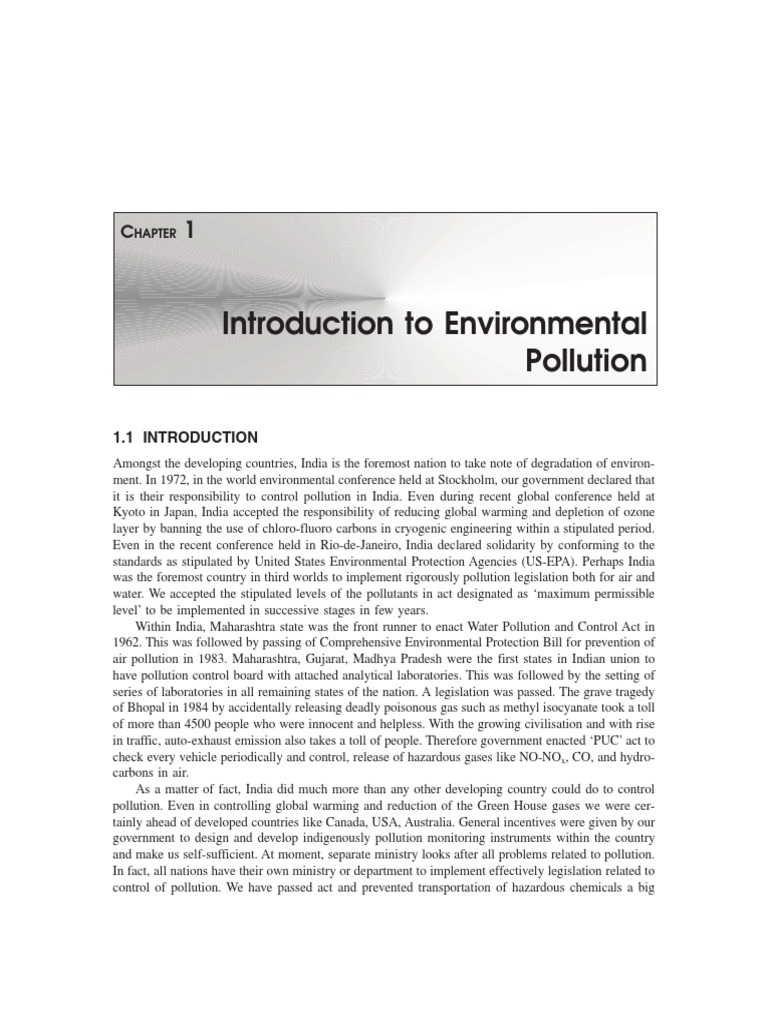 Pollution | PDF