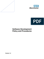 NHS Manchester Application Development Policy v1.2