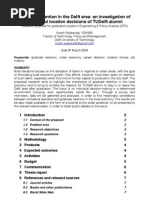 Download Research proposal for graduation project on graduate retention by Nicol Wojewoda SN2274642 doc pdf