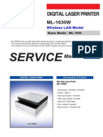 Samsung ML-1630W Service Manual Cover