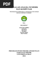 Download Makalah Analisa Numerik Dan Komputasi Tugas Kelompok by Aristya Dewi SN227466638 doc pdf