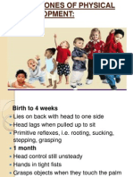 Milestones of Physical Development