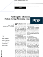 Web Design For Information Problem-Solving