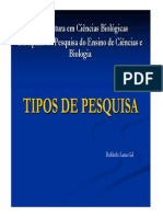 Tipos de Pesquisa PDF