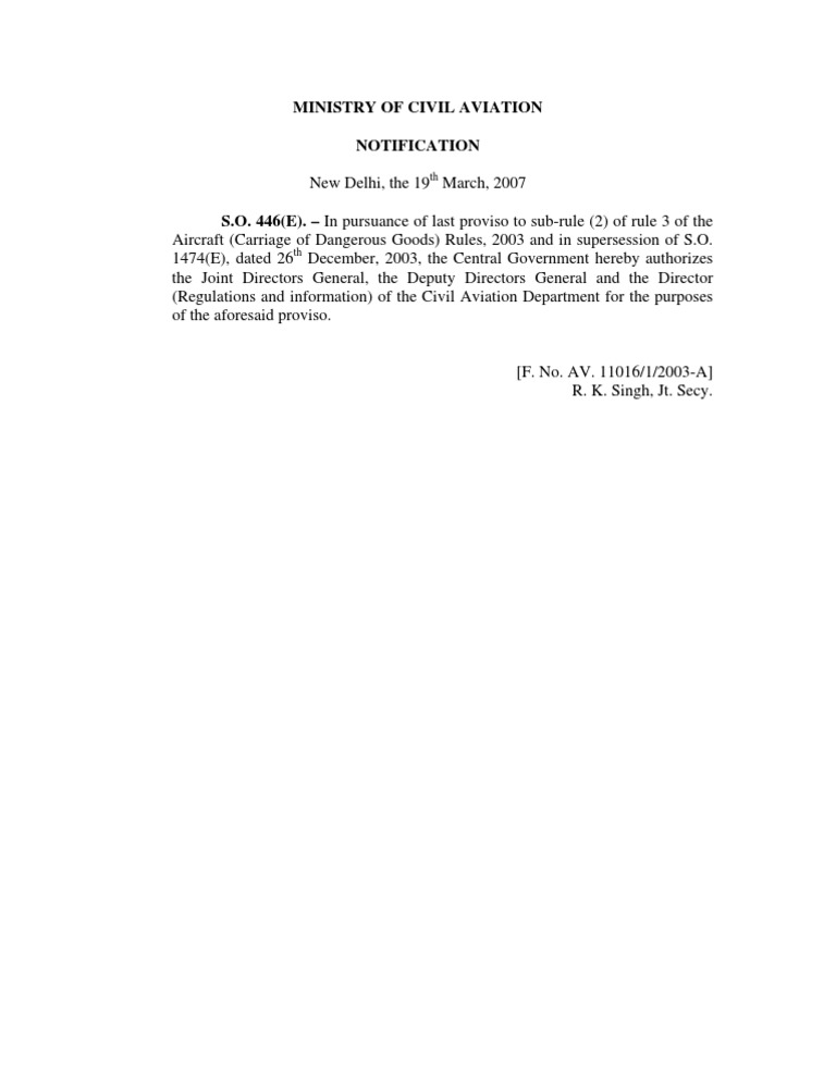 Authorization for Civil Aviation Officials | PDF | Aviation | Business