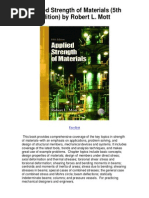 Download Applied Strength of Materials 5th Edition by Robert L Mott - Featuring EBays Best Auctions  5 Star Review by Karina Delgado SN227472790 doc pdf