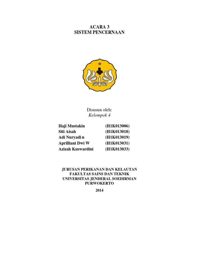 Laporan Praktikum Sistem Pencernaan - Homecare24