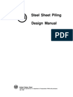 Steel Sheet Piling Design Manual