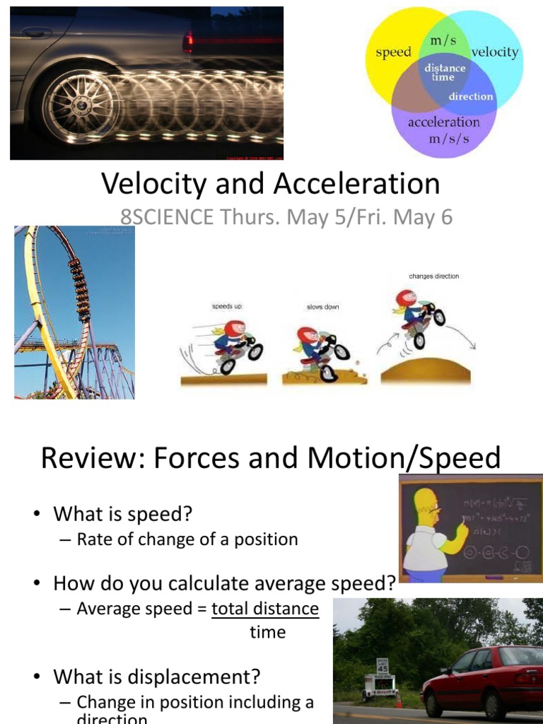 Understanding Velocity and Acceleration | PDF | Acceleration | Velocity