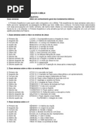 Plano de Leitura Biblica Para Novos Convertidos