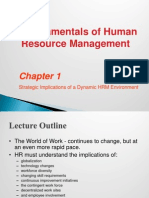 Fundamentals of Human Resource Management: Strategic Implications of A Dynamic HRM Environment