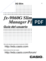Fx-9860G Slim Manager PLUS S