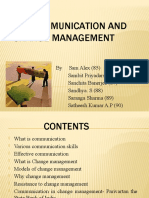 Communication and Change Management