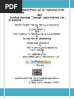 Download IndiaInfoline Project by Joy chowdhury SN22749504 doc pdf